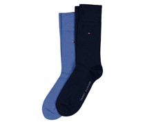 Tommy Hilfiger 2er Pack wadenhohe Socken mit Logo-Details