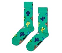 Happy Socks Socken mit Kaktus-Motiven