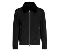 Alpha Tauri Lederjacke Lendm aus Ziegenveloursleder