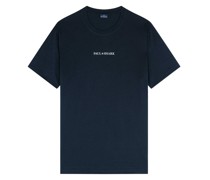 Paul & Shark Unifarbenes T-Shirt mit Label-Schriftzug