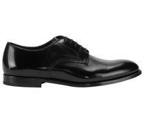 Doucal's Handgefertigte Derby-Schuhe aus poliertem Glattleder