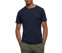 T-Shirt mit Rundhalsausschnitt  Marine