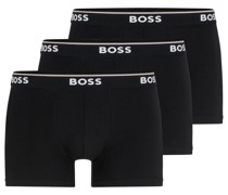BOSS 3er Pack Stretch Boxer mit softem Label-Bund