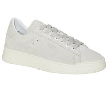 Sneaker aus Veloursleder mit breiter Gummisohle