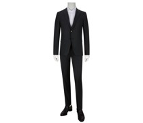 Anzug aus Schurwolle, Tailored Fit  Anthrazit