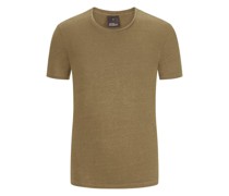 Leichtes T-Shirt aus Leinen mit Stretchanteil