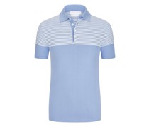 Poloshirt aus Giza-Baumwolle mit Ringelstreifen