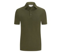 Poloshirt Piqué-Qualität  Oliv