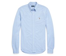 Polo Ralph Lauren Unifarbenes Hemd in Oxford-Qualität mit Poloreiter-Stickerei