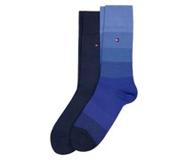 Tommy Hilfiger 2er Pack Socken im Farbverlauf und Unifarben