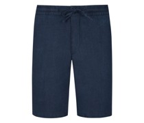 Leichte Bermudas aus Leinen mit Kordelzug