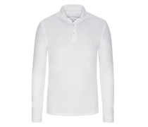 Langarm Poloshirt mit Stretchanteil