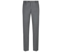 Baukasten-Hose aus Schurwolle mit Stretchanteil, Slim Fit