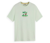 T-Shirt aus Bio-Baumwolle mit Front- und Backprint