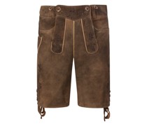Aschheim Lederhose aus Ziegenleder, tonaler Stick