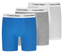 3er Pack Boxershorts mit Label-Bund