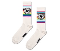 Happy Socks Socken mit Streifen-Motiven