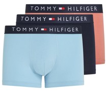 Tommy Hilfiger 3er Pack Trunks mit Stretch und Label-Bund
