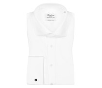 Hemd mit Umschlagmanschette, Slimline, extralanger Arm