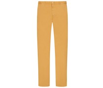 Chino aus einem Lyocellgemisch, Slim Fit  Cognac