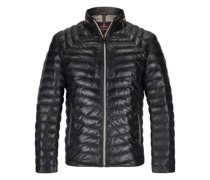 Gesteppte Lederjacke mit SORONA®AURA-Isolierung