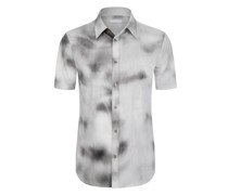 Leichtes Kurzarmhemd Airbrush-Optik