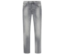 Jeans im Used-Look, U2, Slim Fit  Hell