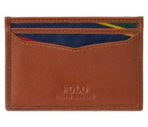 Polo Ralph Lauren Cardholder aus Leder mit Polobear-Einsatz aus Canvas