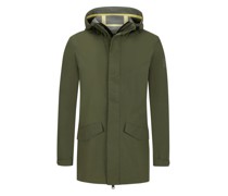Regenjacke Cachi aus recyceltem Material  Oliv