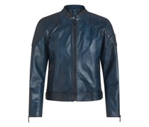 Lederjacke im Biker-Look