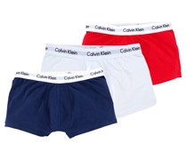 Calvin Klein 3er Pack Low Rise Trunks mit Stretchanteil und Label-Bund