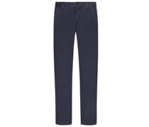 Chino mit Stretchanteil, Regular Fit  Marine
