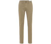 Chino mit Stretchanteil und schmal zulaufendem Bein, Slim Fit