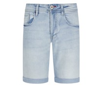 Denim-Shorts mit Stretchanteil, Regular Fit