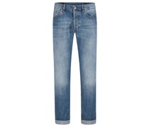 Dondup Jeans Icon in Washed-Optik, Regular Fit