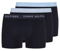 3er Pack Trunks mit Label-Bund  Marine