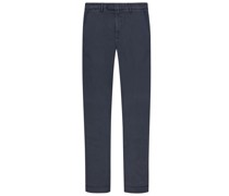 Chino mit Stretchanteil, Slim Fit  Marine
