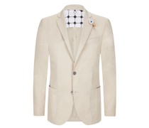 Teilgefüttertes Sakko mit Stretchanteil, Slim Fit