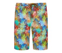 Farbige Bermudas mit Kordelzug und Stretchanteil
