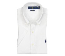 Kurzarmhemd aus Leinen, Slim Fit
