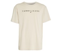Tommy Jeans T-Shirt mit Logo-Stickerei aus Baumwolle