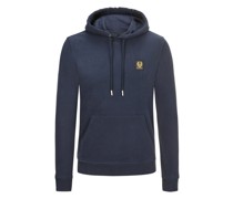 Hoodie aus Baumwolle mit Logo-Emblem  Marine