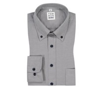 Flanellhemd mit Button Down Kragen