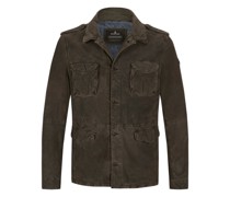 Fieldjacke Robin aus Ziegenveloursleder