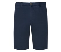 Glatte Bermudas mit Stretchanteil  Marine