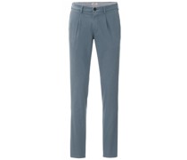 Chino Turin aus filigranem Strukturgewebe, Slim Straight