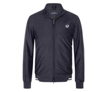 Klassischer Blouson mit Zip und Logo-Stickerei