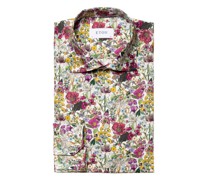 Hemd mit floralem Print, Classic Fit  Berry