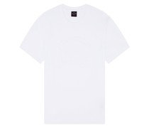 Paul & Shark T-Shirt mit großer Label-Prägung auf der Vorderseite