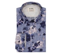 Fil Noir Hemd mit floralem Print, Shaped Fit
